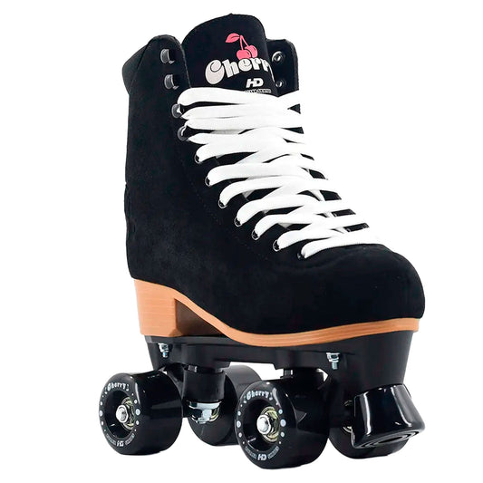 HD Inline Cherry Quad Negro Gamuza