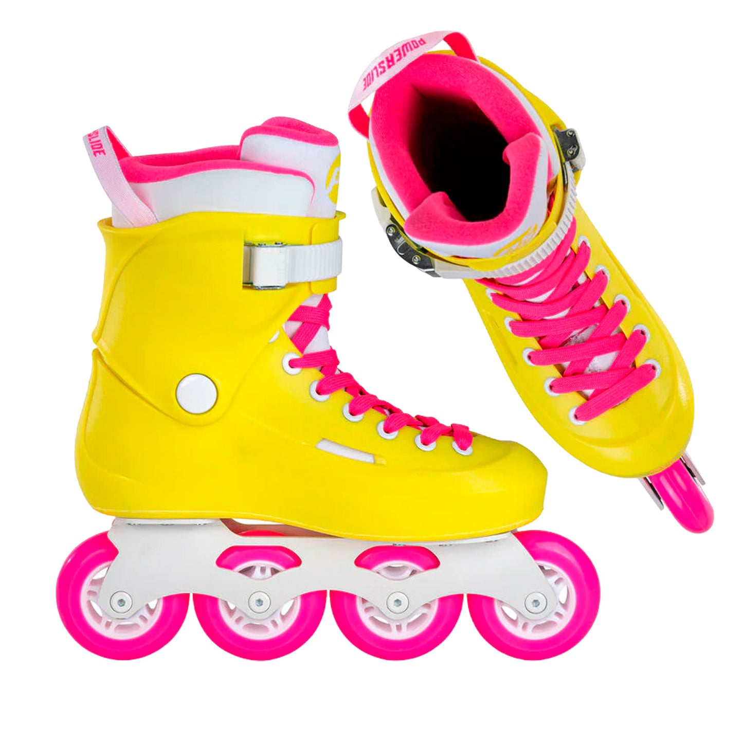 Patín Inline Powerslide Zoom Neon Yellow 80