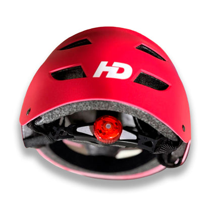 Casco HD Hondar XL Urbano Ajustable – Rojo Mate