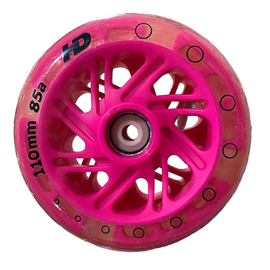 Ruedas LED para Patines Roller Urbano 110 mm 85A – Pack de 6
