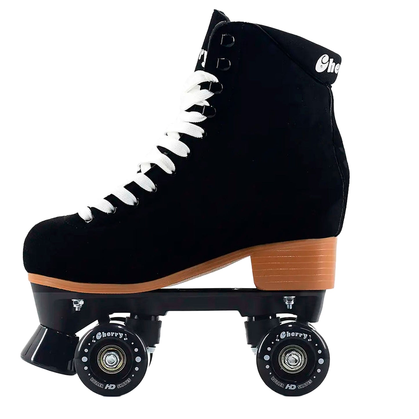 HD Inline Cherry Quad Negro Gamuza