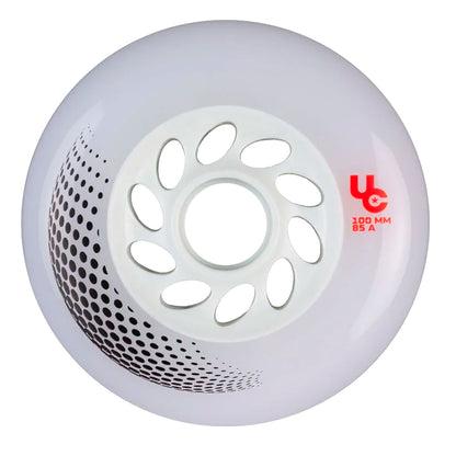 Ruedas Undercover Vortex 100mm 85A Blanco (Pack 8)