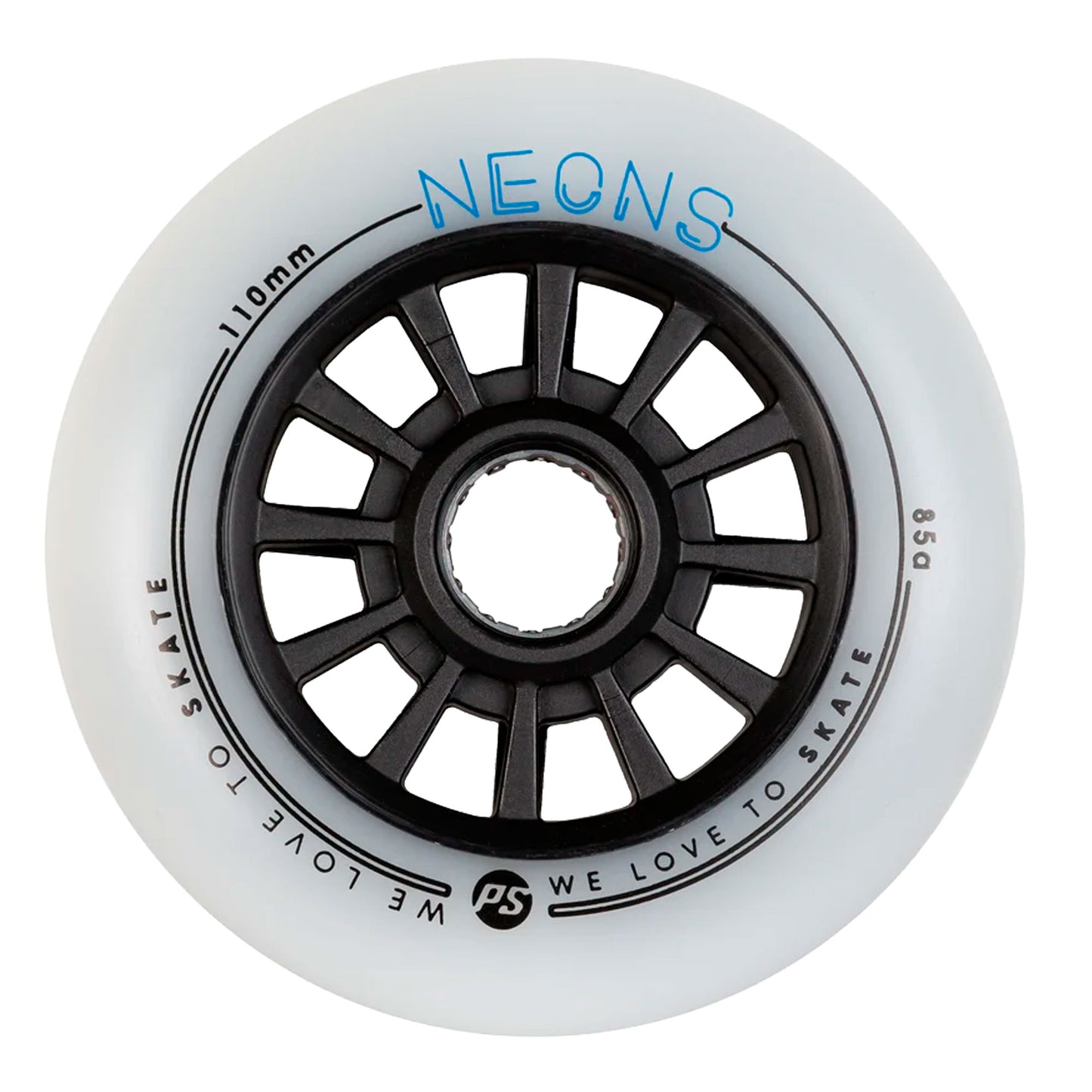 Ruedas LED Powerslide Neons 110mm 85A Blue (Pack 6)