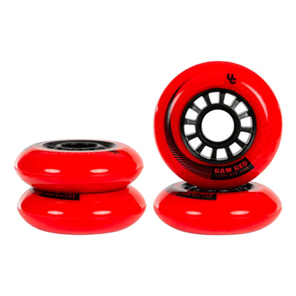 Ruedas Undercover RAW 76mm 85A Rojo Bullet (Pack 4)