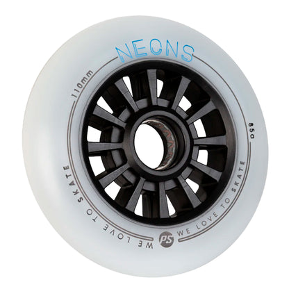 Ruedas LED Powerslide Neons 110mm 85A Blue (Pack 6)