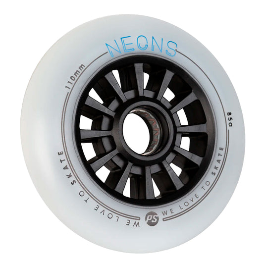 Ruedas LED Powerslide Neons 110mm 85A Blue (Pack 6)