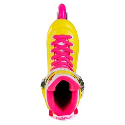 Patín Inline Powerslide Zoom Neon Yellow 80